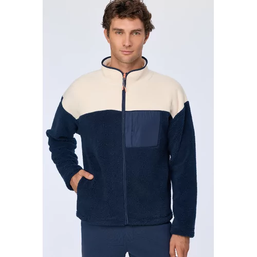 lordsxlilies Heren Homewear - Beige/Blauw