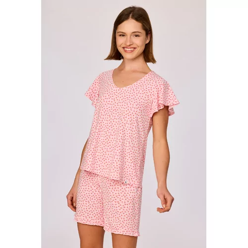 Woody Dames Pyjama - plantjes print