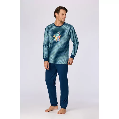Woody Alien Heren Pyjama - Blauwe Streep