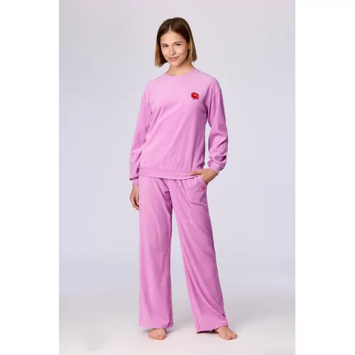 Woody Dames Pyjama - Roze