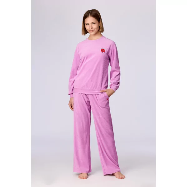 Woody Dames Pyjama - Roze