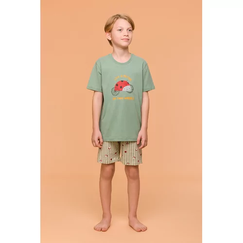 Woody Lieveheersbeestje Jongens Pyjama - Groen