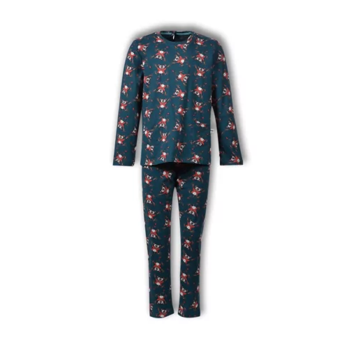 Woody Spookdiertje Meisjes Pyjama - groen spookdier all-over print