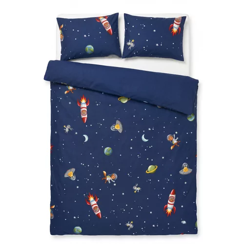 Woody Alien Dekbedovertrek 2P - galaxy alloverprint