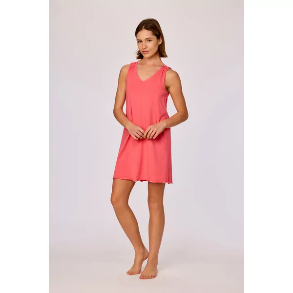 Woody Dames Nachtkleed - rood roos