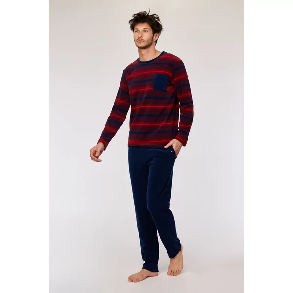 Woody Heren Pyjama - rode streep