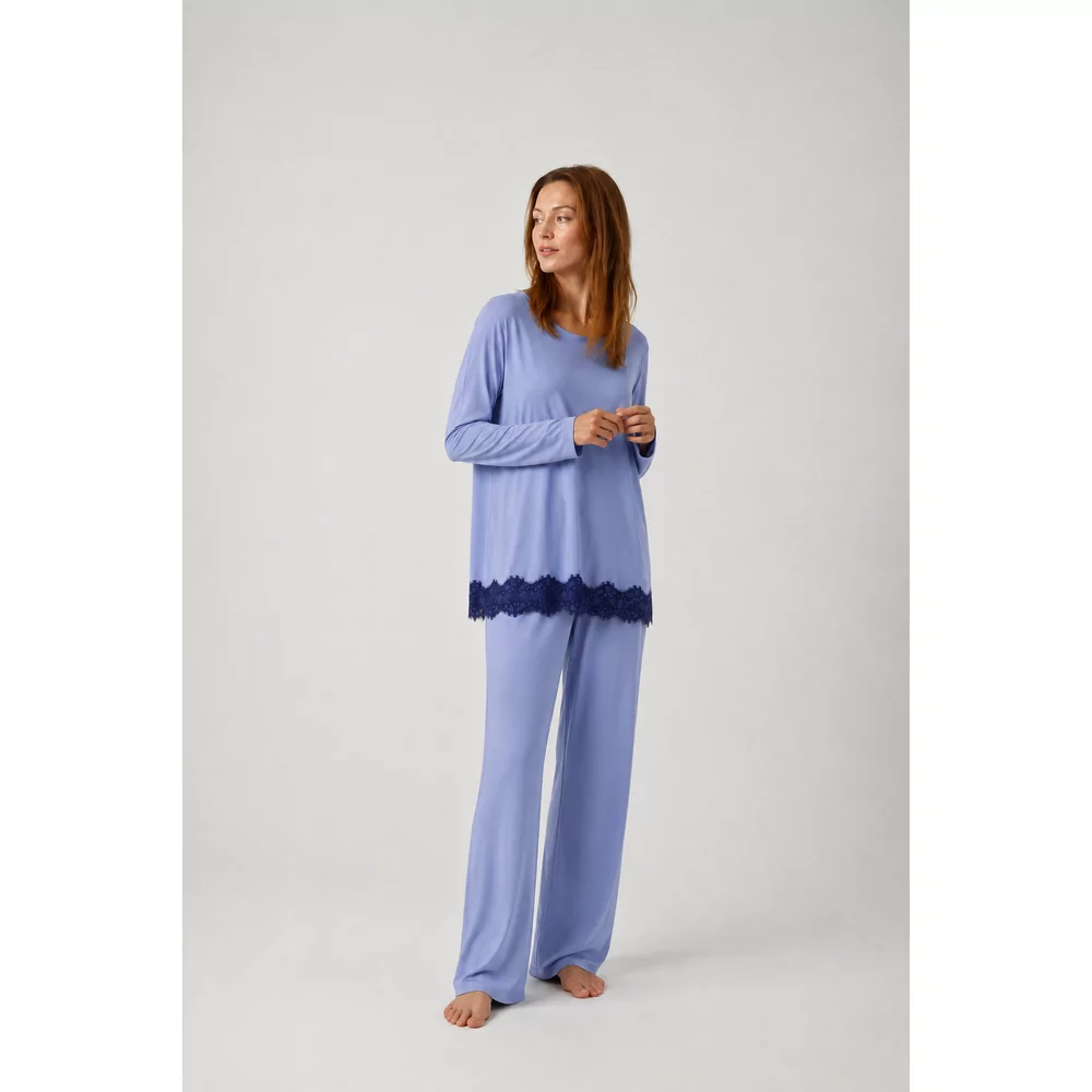 Pluto Feliene Dames Pyjama - Blue/Blue