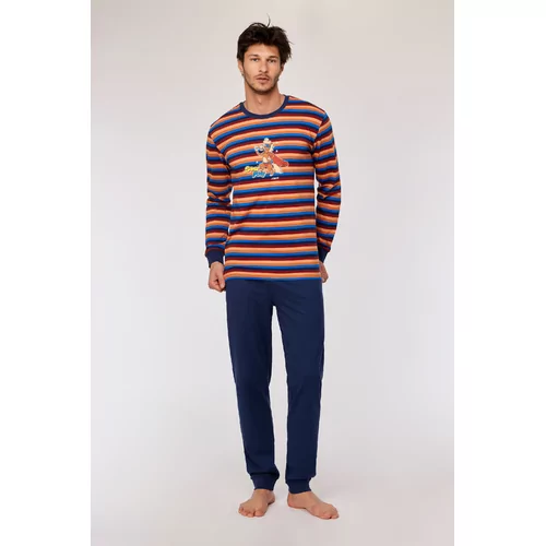 Woody Pony Heren Pyjama - multicolor streep