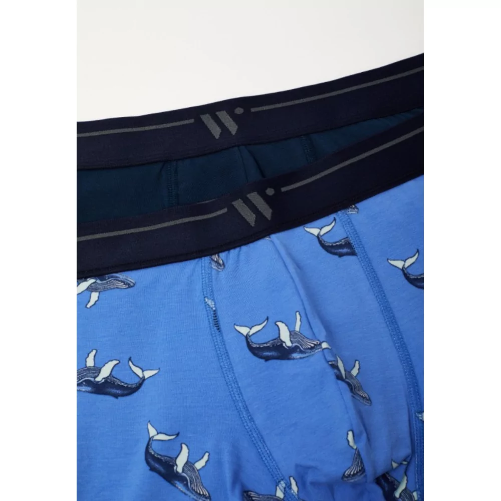 Woody Heren Short 2P - combo 1 woody men whale