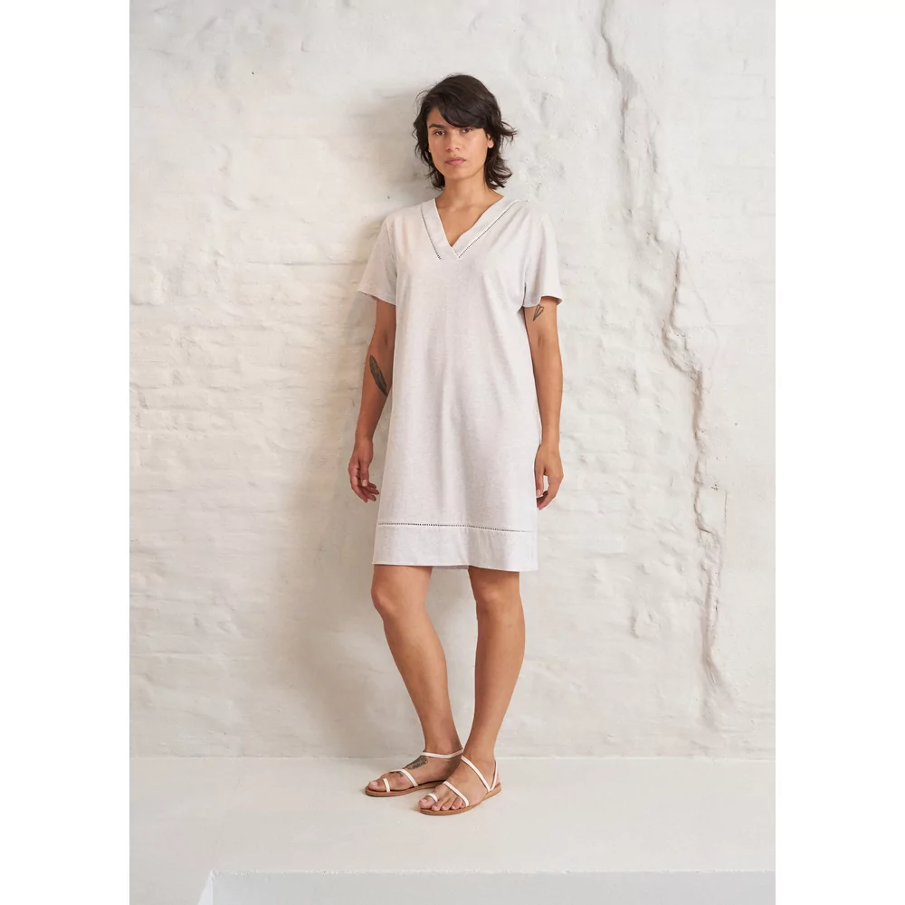 Pluto Alane Dames Nachtkleed - Grey Chine