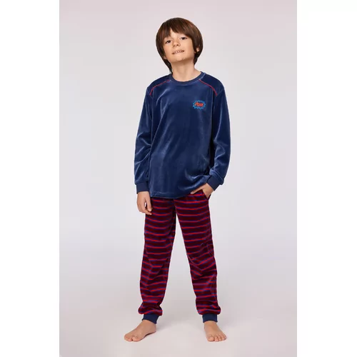 Woody Jongens Pyjama - donkerblauw