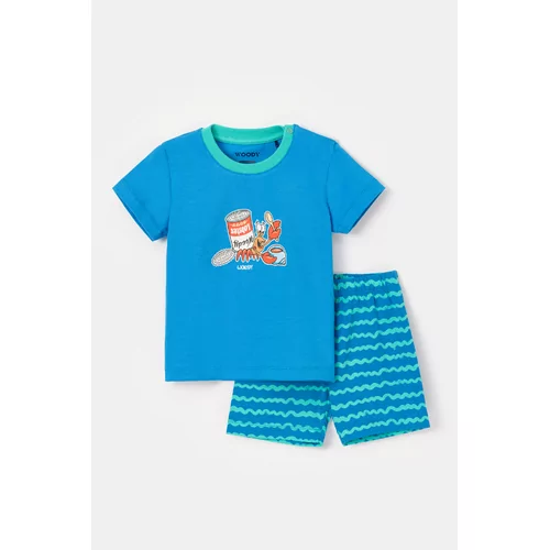 Woody Heremietkreeft Jongens Pyjama - Blauw