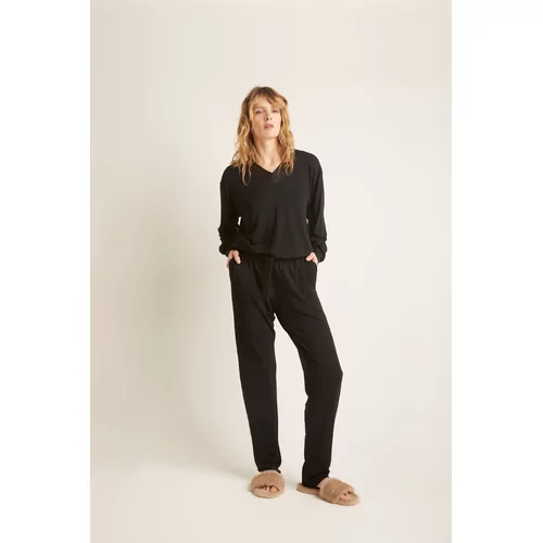 Pluto Madelon Dames Pyjama - Intense Black