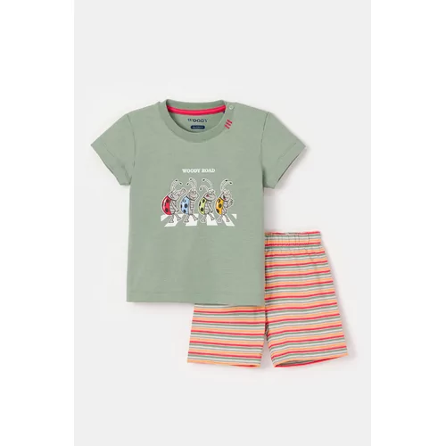 Woody Lieveheersbeestje Jongens Pyjama - Groen