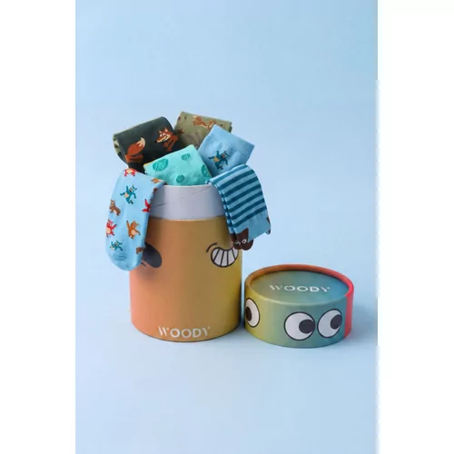 Woody Sokken 6P - assortiment dieren